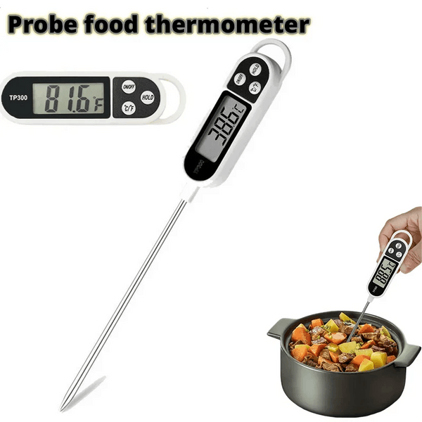 Food Thermometer TP300 Digital Kitchen Thermometer For Meat Cooking Food Probe BBQ Electronic Oven Kitchen Tools Portable - My Store