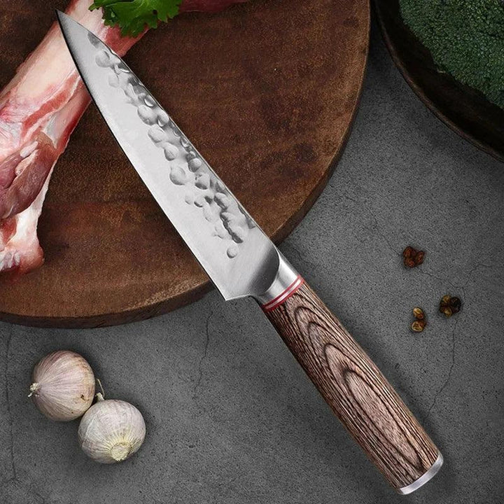 Stainless Steel Fruit Knife 5.5inch Kitchen Knife Utility Sharp Meat Cleaver Knives Forged Boning Knife Kitchen Tools Cookware - My Store